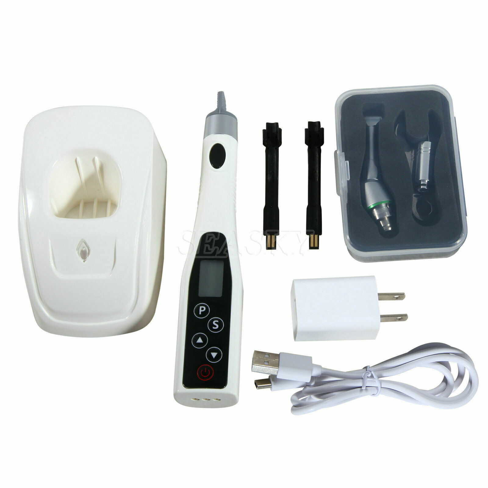 USA Dental LED Wireless Endodontic​s Endo Motor Root Canal 16:1 contra handpiece