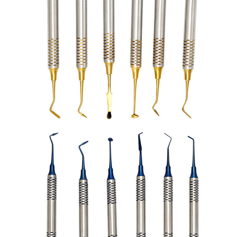 6pcs/set Dental Composite Resin Filling Spatula Repair Restorative Instruments