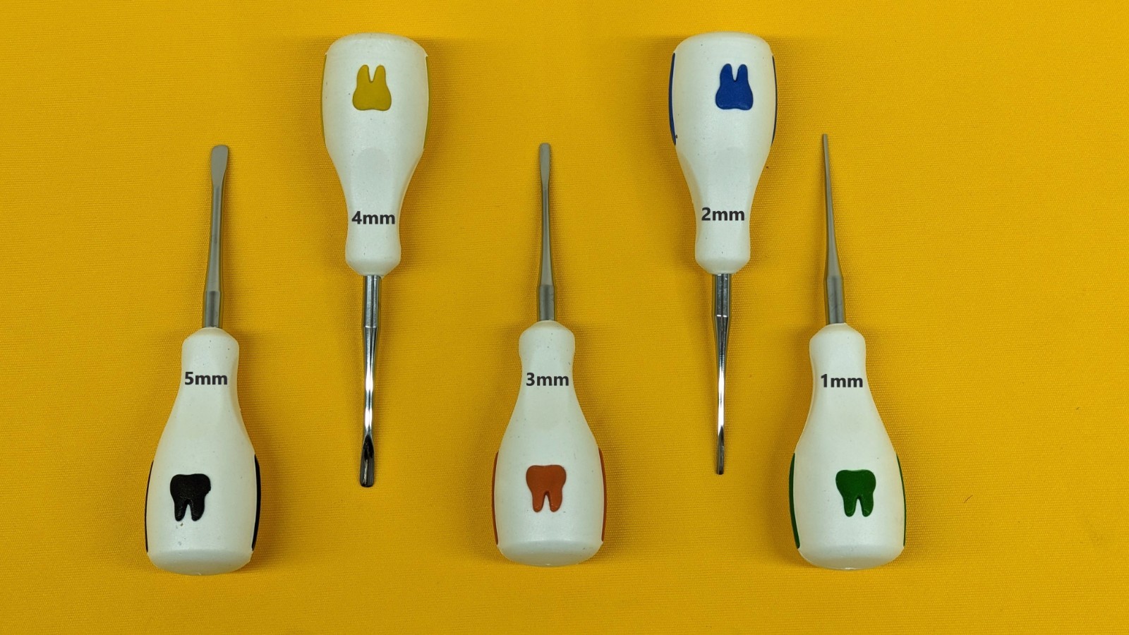 New Best Dental Luxating Elevator Kit 1 to 5mm