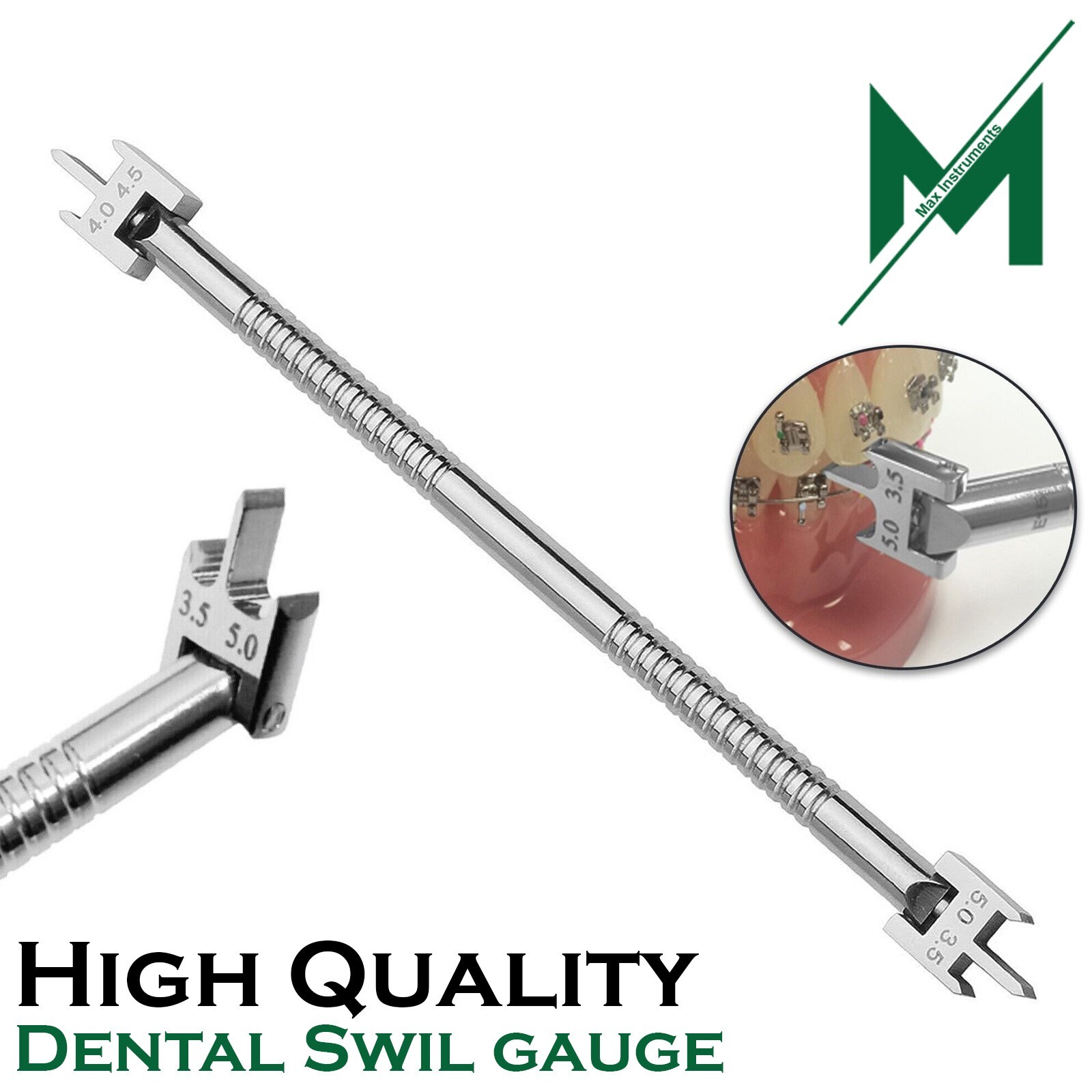 Dental Orthodontic Instruments 3Pcs Bracket Removing Plier Swivel Gauge Tweezer