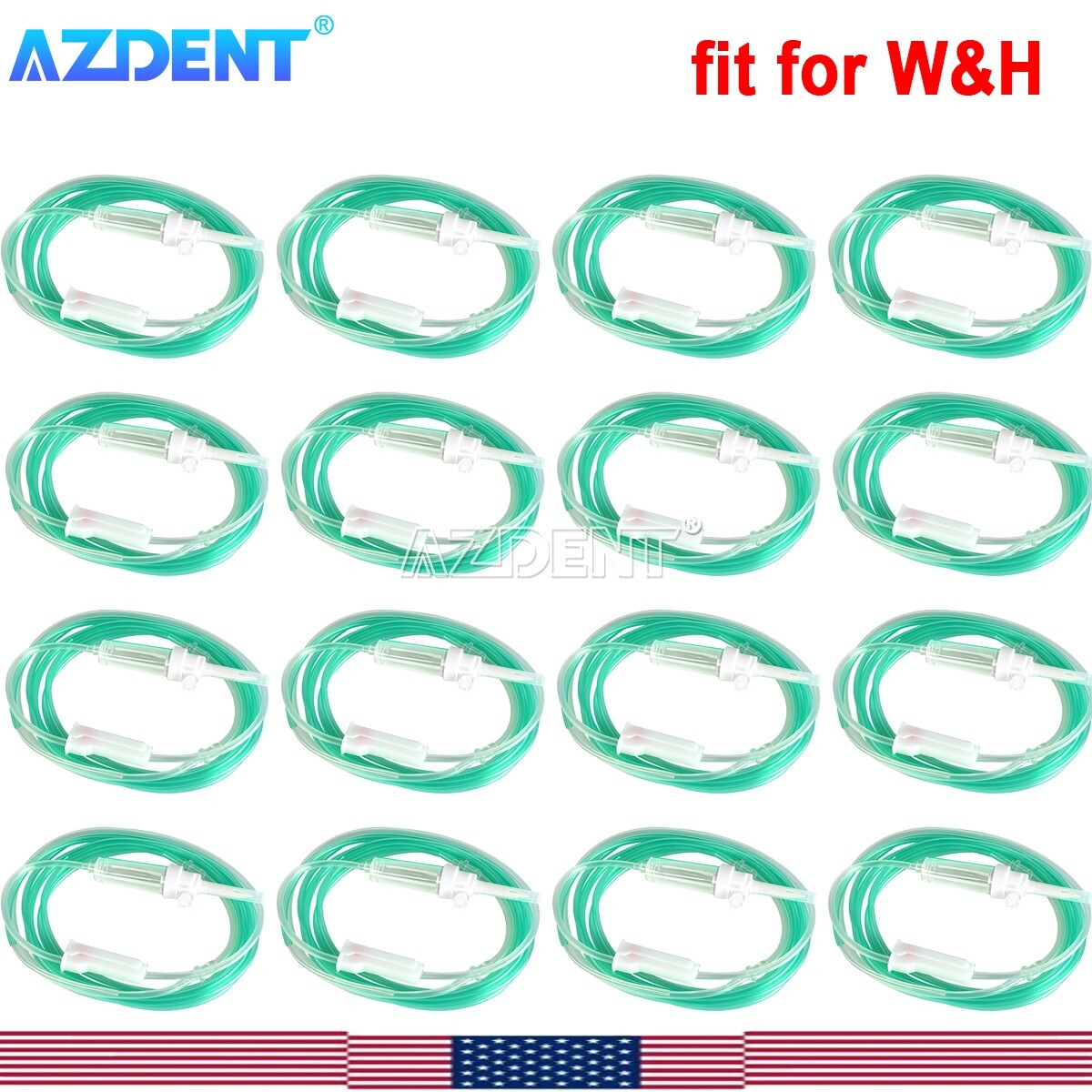 50X Dental Surgical Disposable Implant Irrigation Tubing Pipes fit for W H Motor