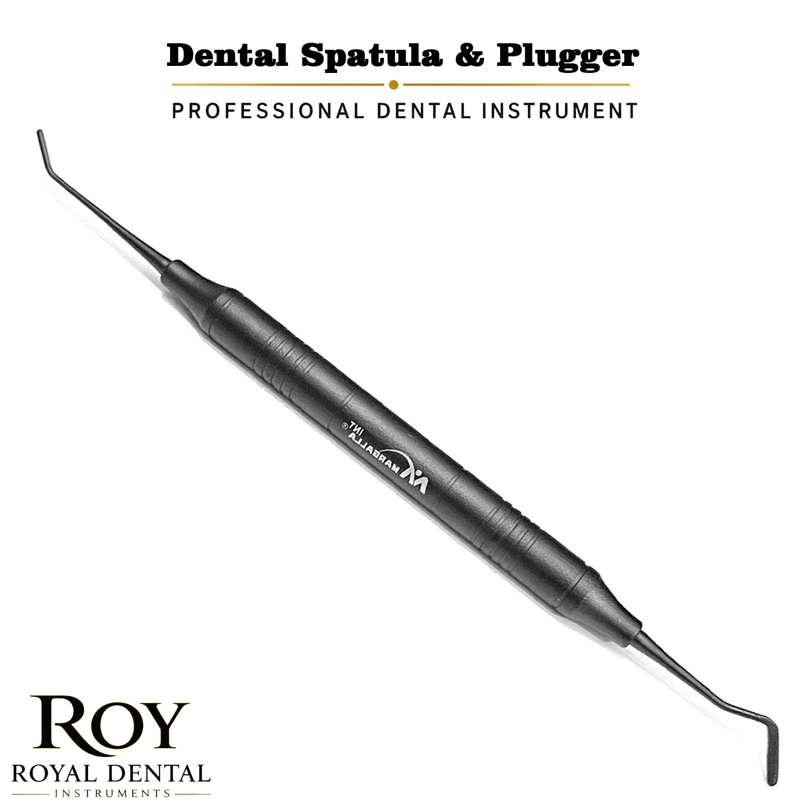 Dental Composite Filling Instruments Spatula & Plugger Titanium Black Color Coat