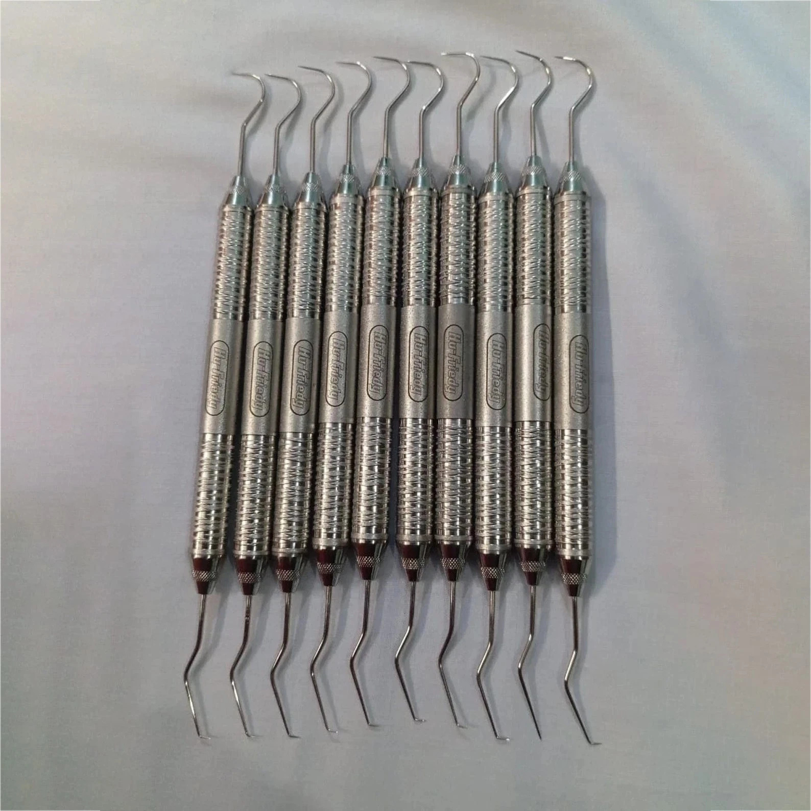 Hu-Friedy Lot of 10pcs Explorer EXD56 #5 Dental Instruments Satin Steel Handle