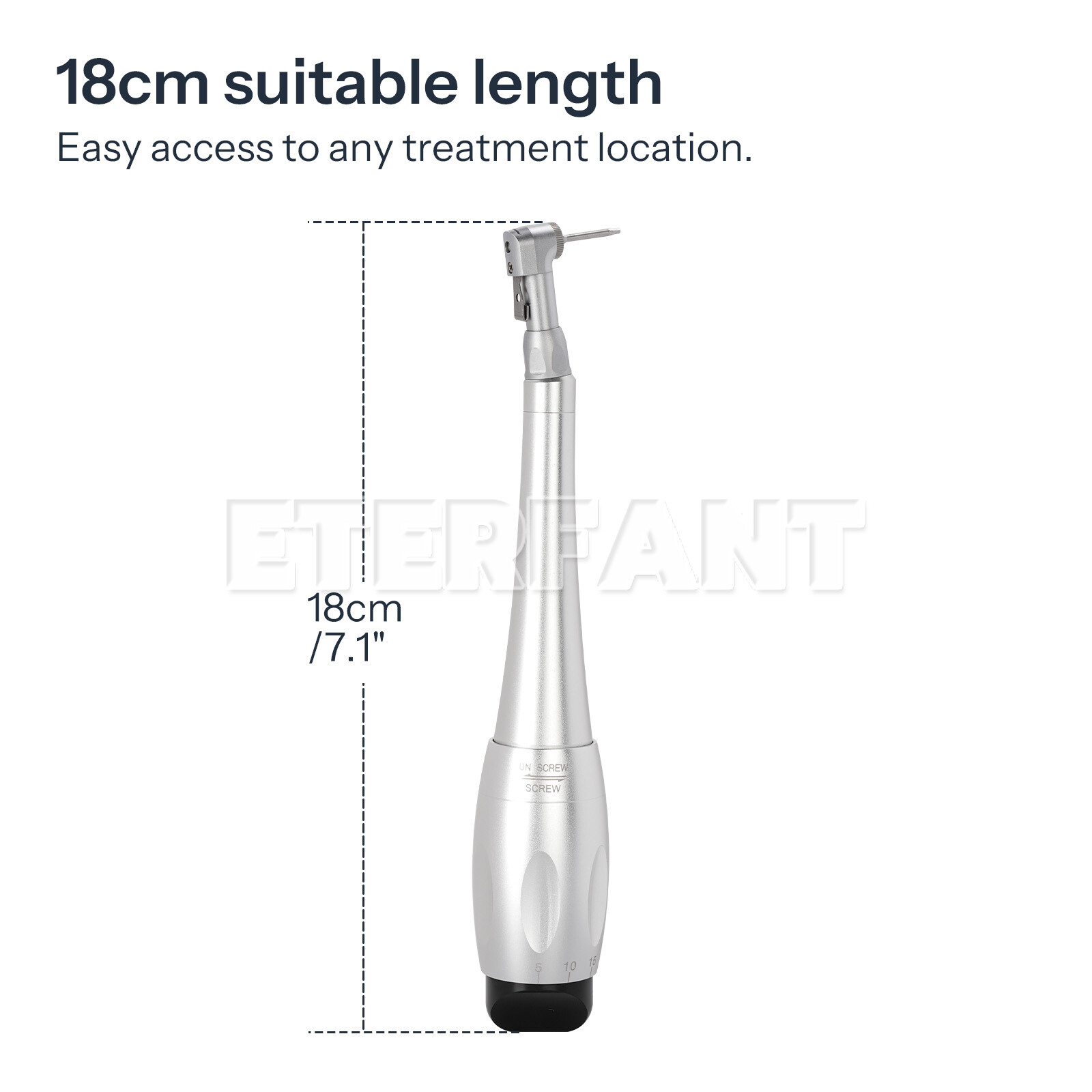 Dental Universal Implant Kit Torque Wrench Contra Angle & 16 Drivers silver