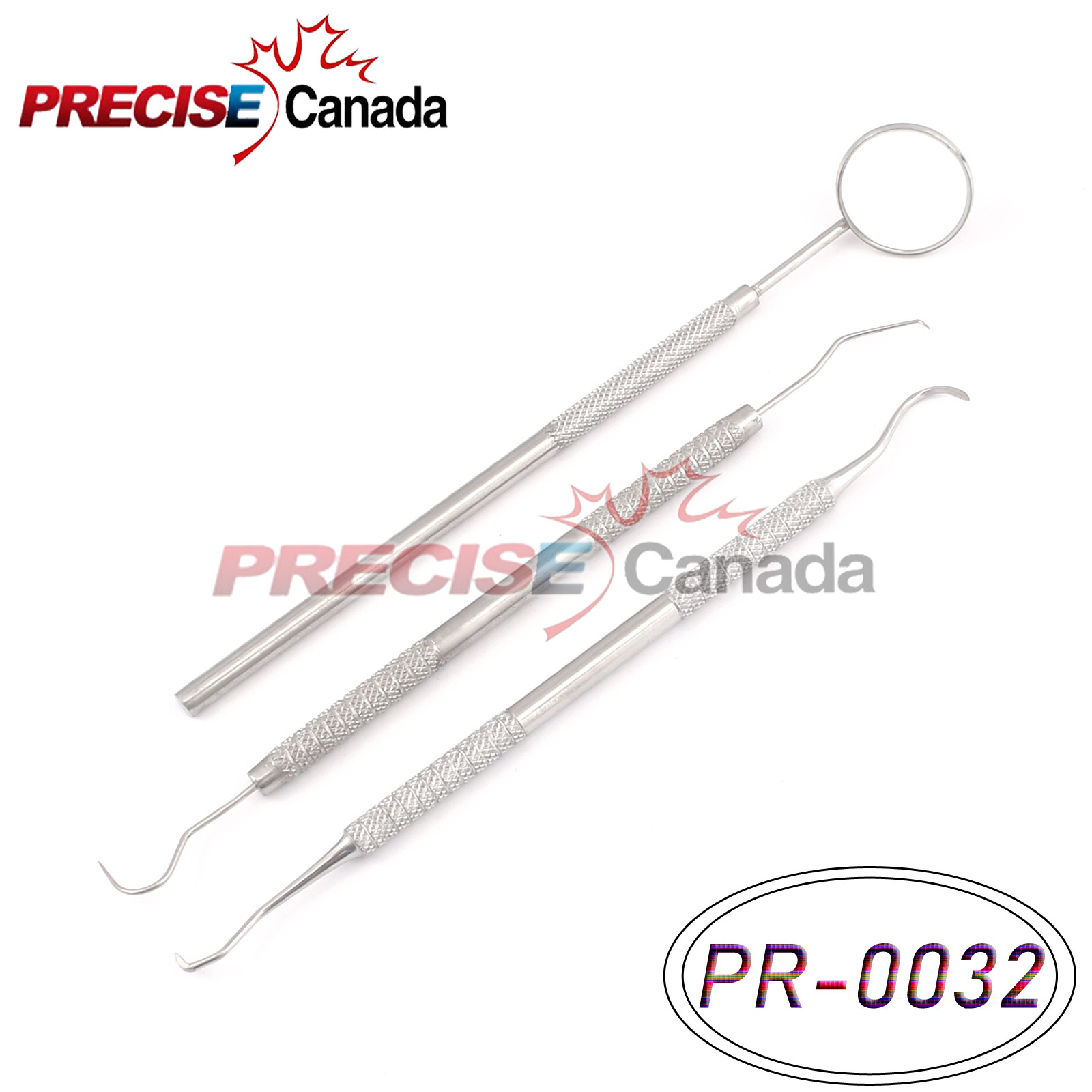 BASIC DENTAL MOUTH EXAMINATION KIT SCALER,MOUTH MIRROR HANDLE EXPLORER,PR-0032
