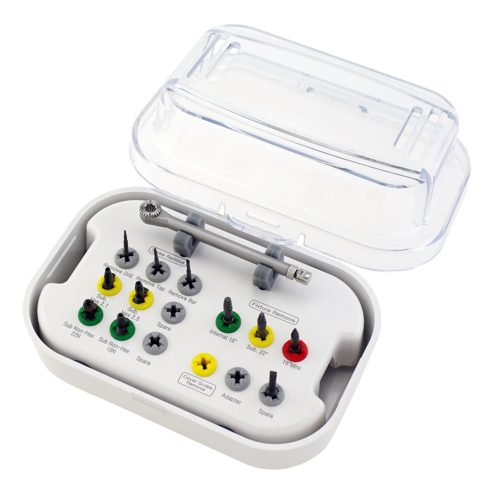 Implant Fixture & Fractured Screw Removal Kit SOS Instrument Extractor