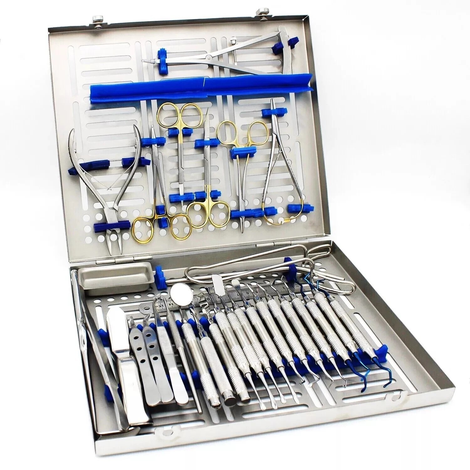 Periodontal Instruments Kit Dental Implants Surgical Orthodontics 33 Pcs