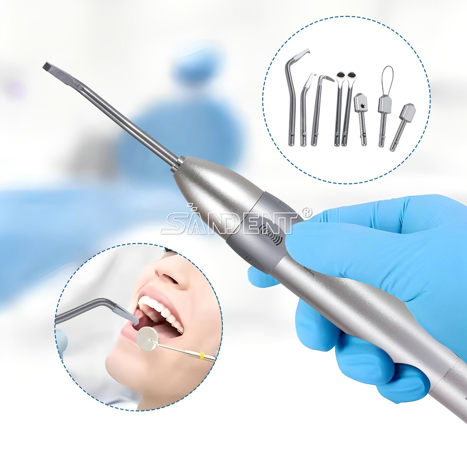 Dental Crown Remover Fit Electric & Air Motor Dental Chair Dentist Equipment