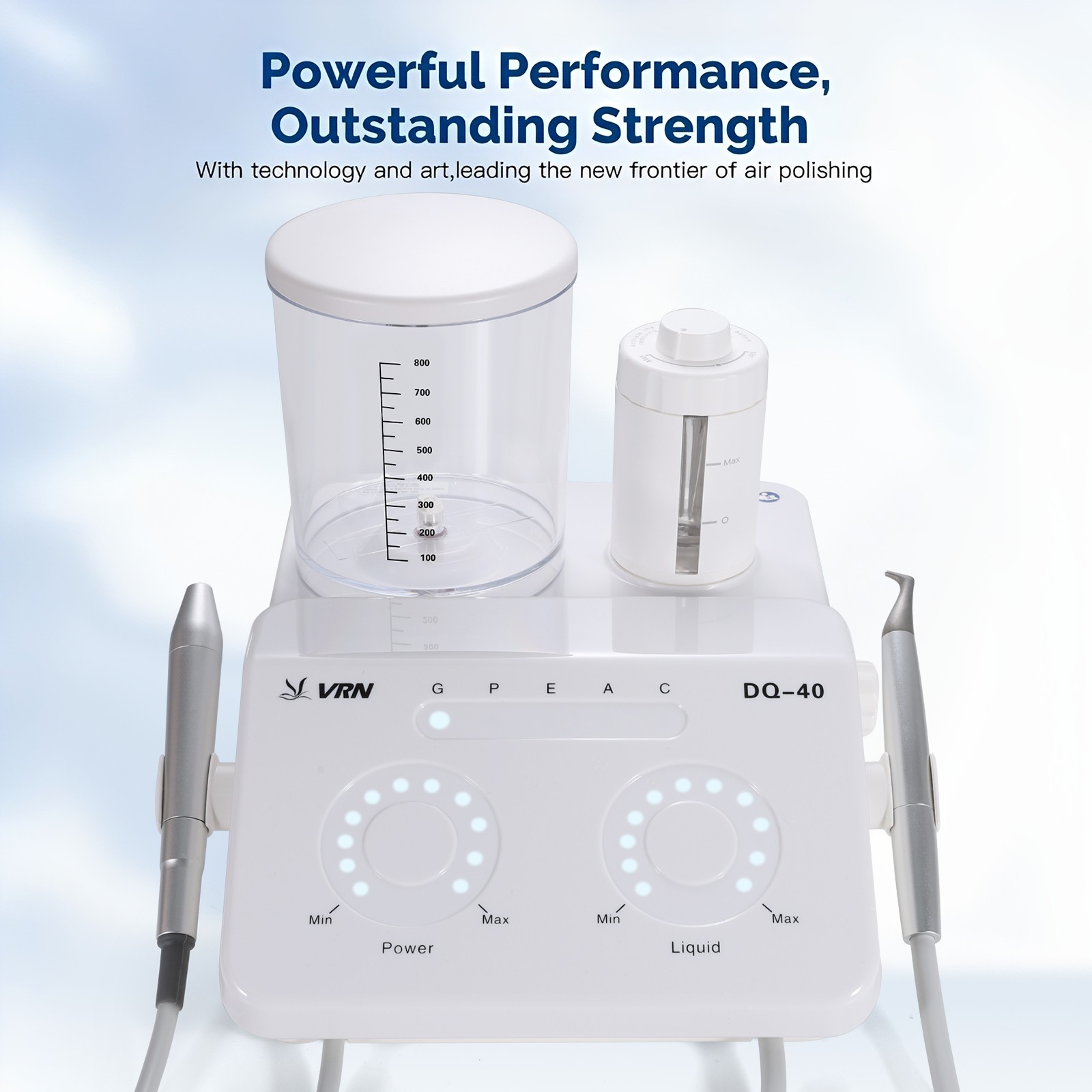 Dental Ultrasonic Scaler&Air Polisher 2 in 1 Therapy Sandblasting Air Flow Piece
