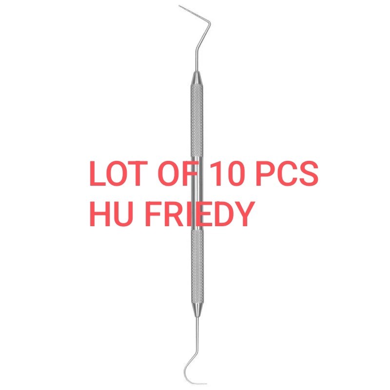 Lot of 10 Hu-Friedy XP23/W Double End #23/W Expro Explorer Probe With #31 Handle