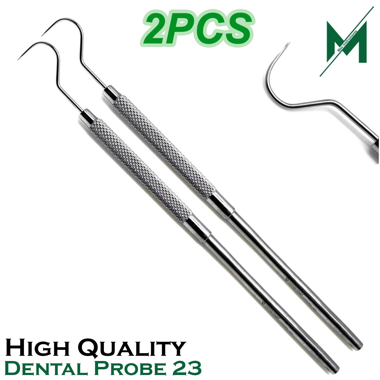 Dental Explorer Probe 23 Color Marked Periodontal Dental Instrument