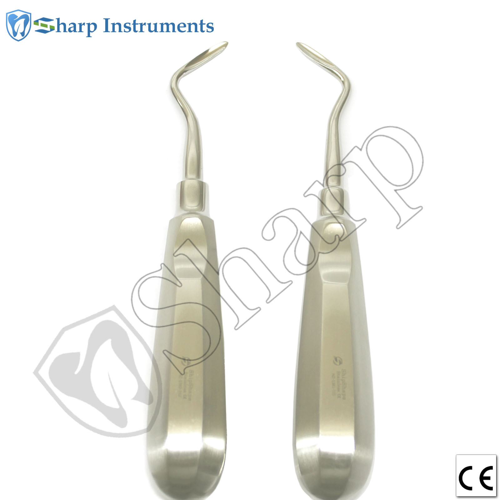 Dental Elevator, Flohr Elevator, 3mm Right & Left Luxating Elevators Sharp Excis