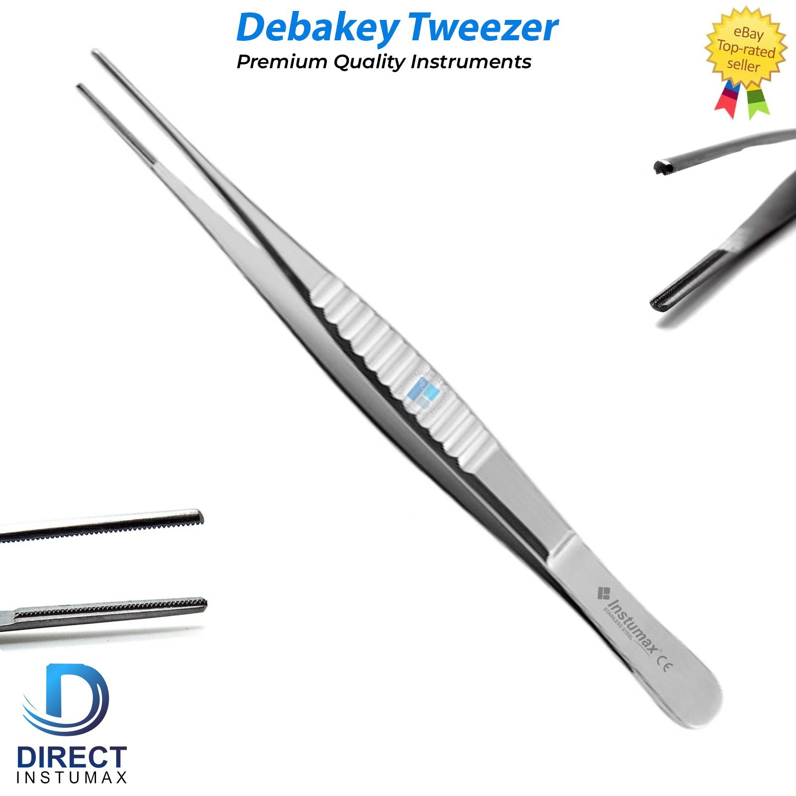 Debackey Tweezers Atraumatic Dissecting Forceps Surgical Cotton Dressing Plier