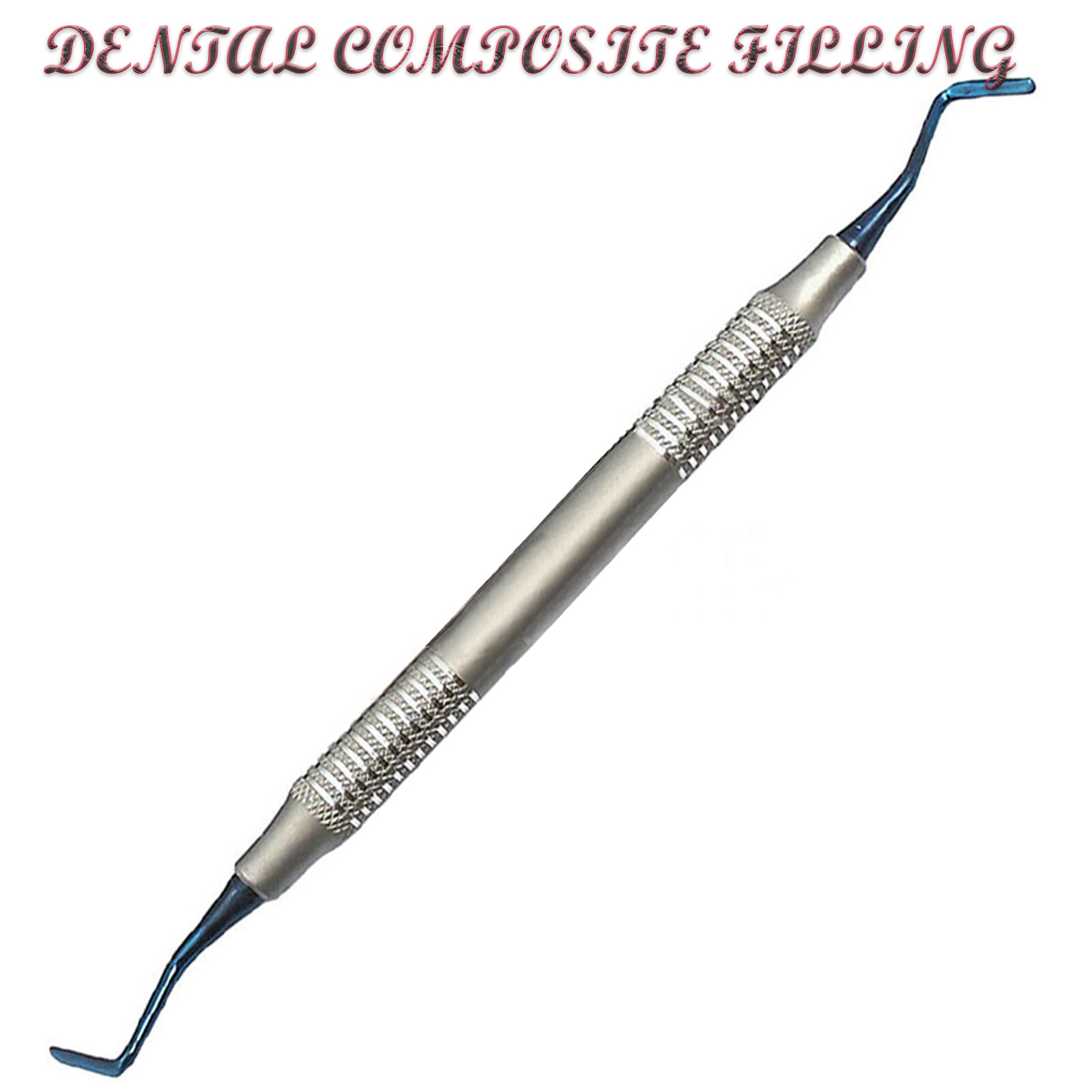 Dental Composite Blue Tip Flat Plastic Filling Instr. Restorative Lab Tools-PICK