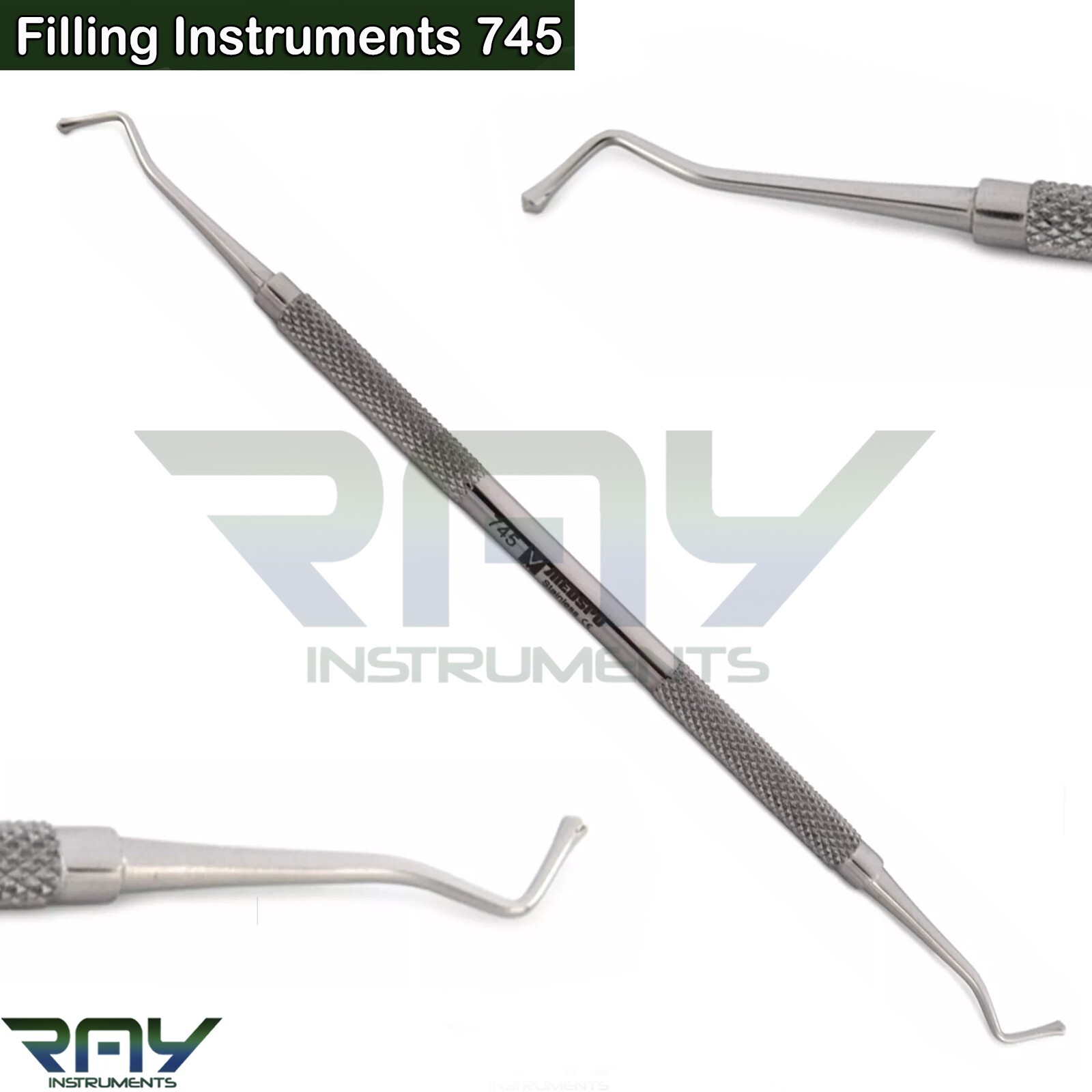 Dental Tooth Filling Composite Instruments Heidemann Spatula Ball Pluggers