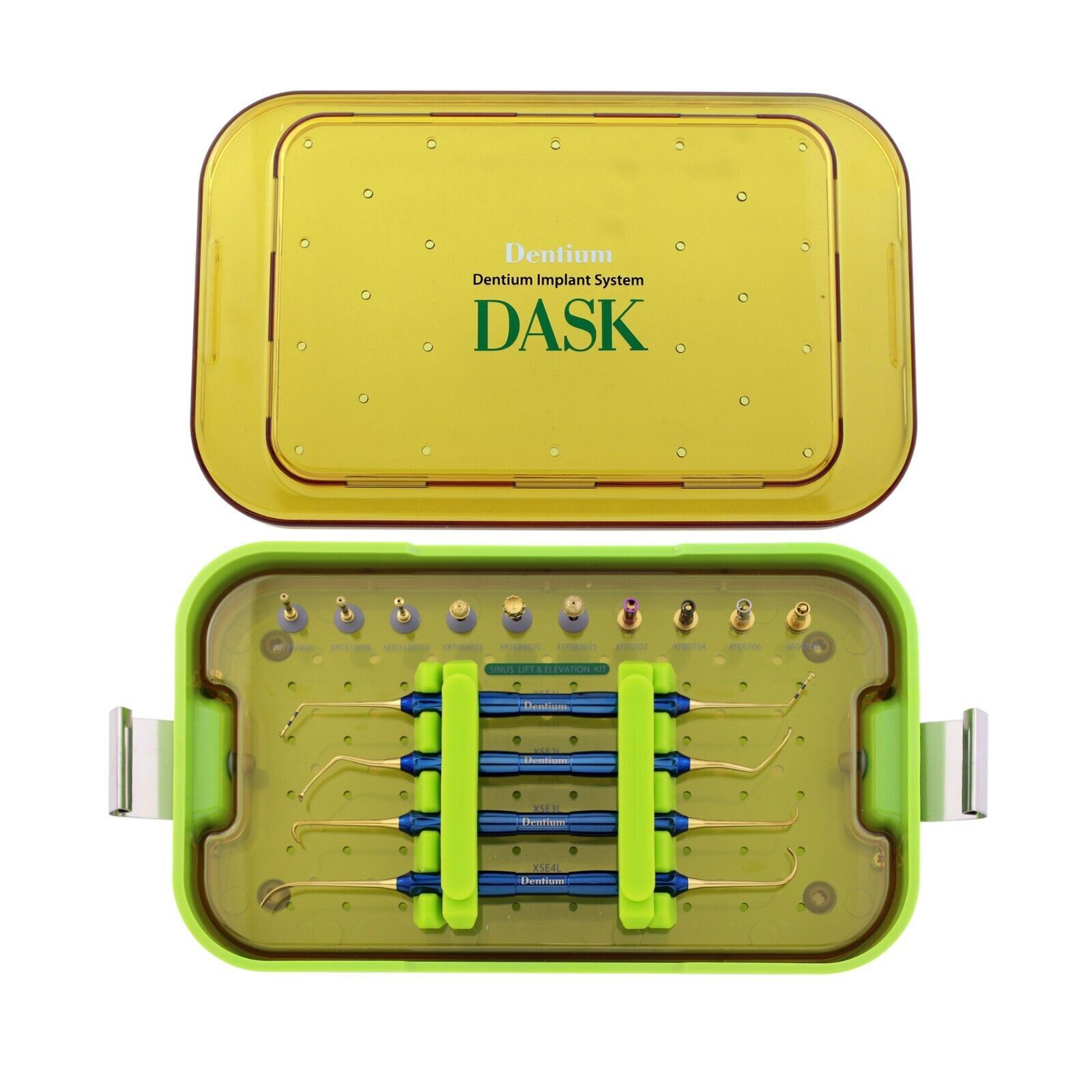 DASK Dental Sinus Lift Kit Lateral Crestal Drills Stoppers Elevation Instrument