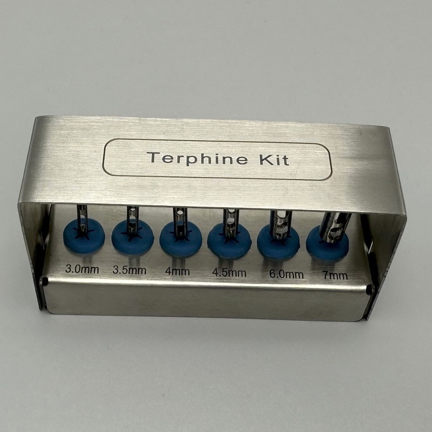 Dental Saw Trephine Drills Kit Bur Drill with Holder Surgery Tools 3-8mm