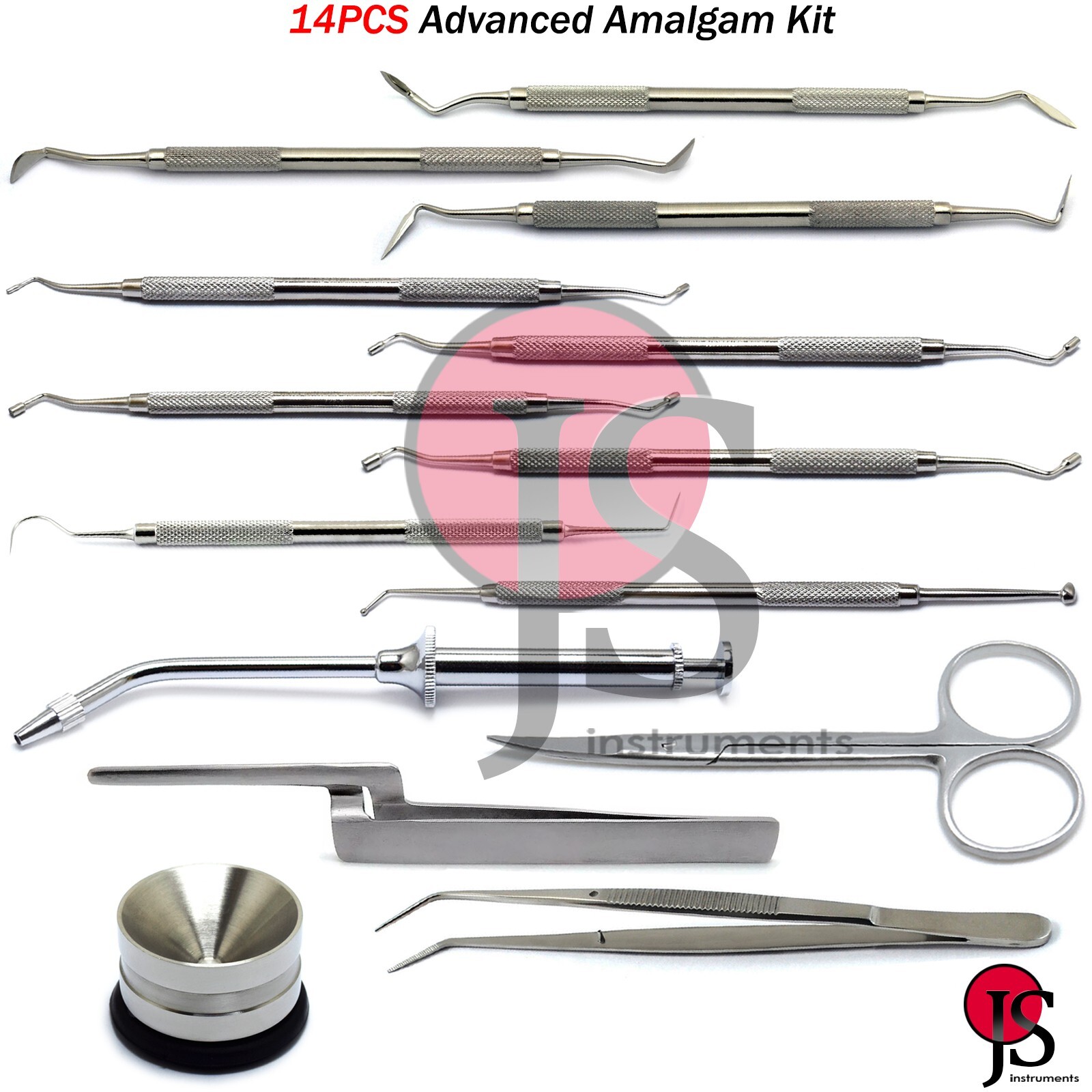 Advanced Amalgam Kit Filling Plugger Articulating Forceps Burnisher Restoration