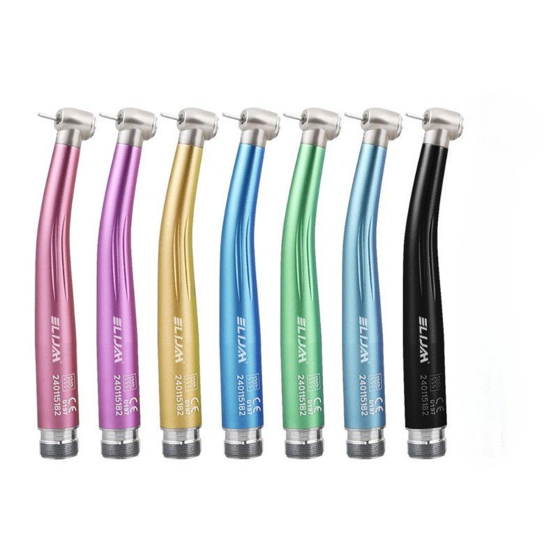 Dental High Speed Handpiece NSK Style Air Turbine 2/4 Holes Push Button Green