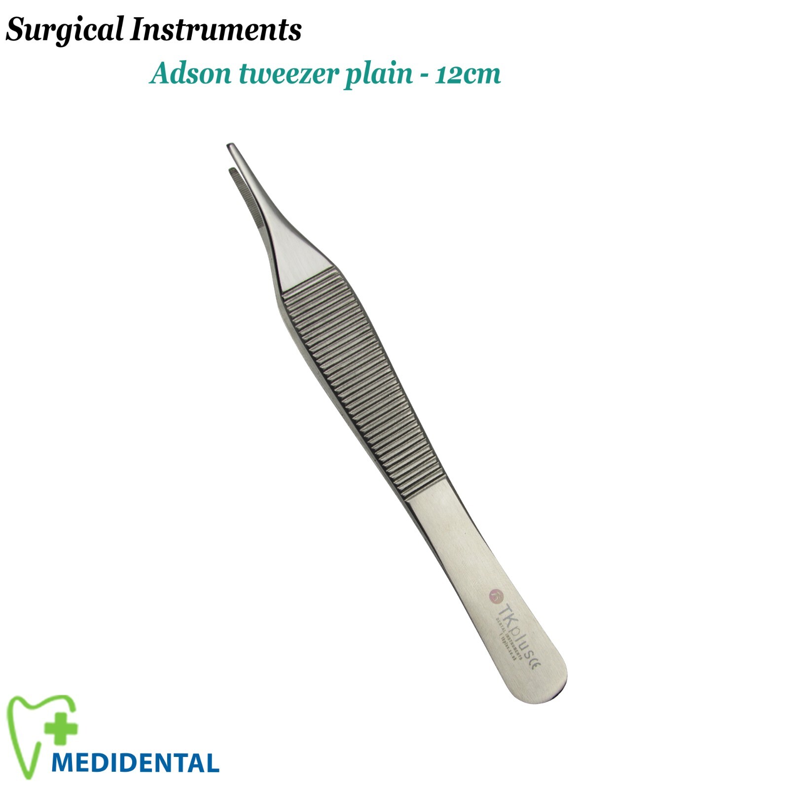 Dental Instruments Adson Plain Tweezer Cotton & Dressing grasping tissue pliers