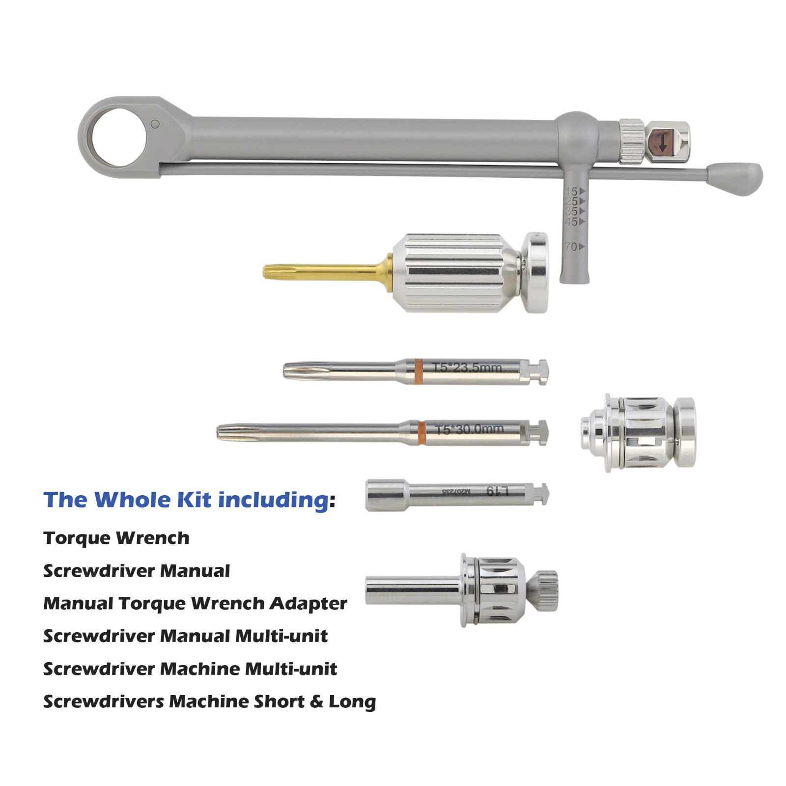 Implant Prosthetic Kit Nobel Biocare Unigrip Screwdriver Adapter Torque Wrench