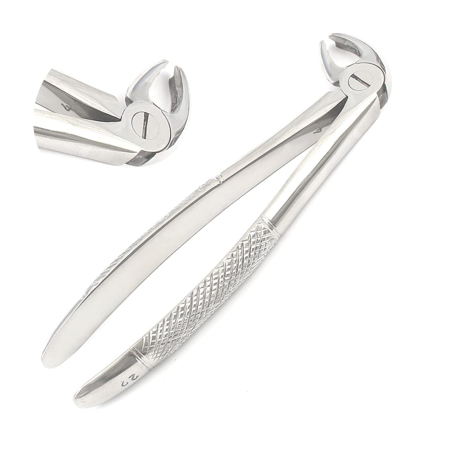 4 Pieces EXTRACTING FORCEPS # 22 DENTAL SURGICAL INSTRUMENTS