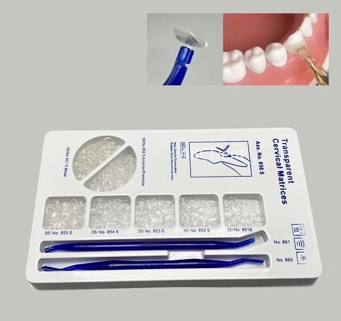 Transparent Cervical Matrices Clear Matrix Dental Composite Gingival for Kerr