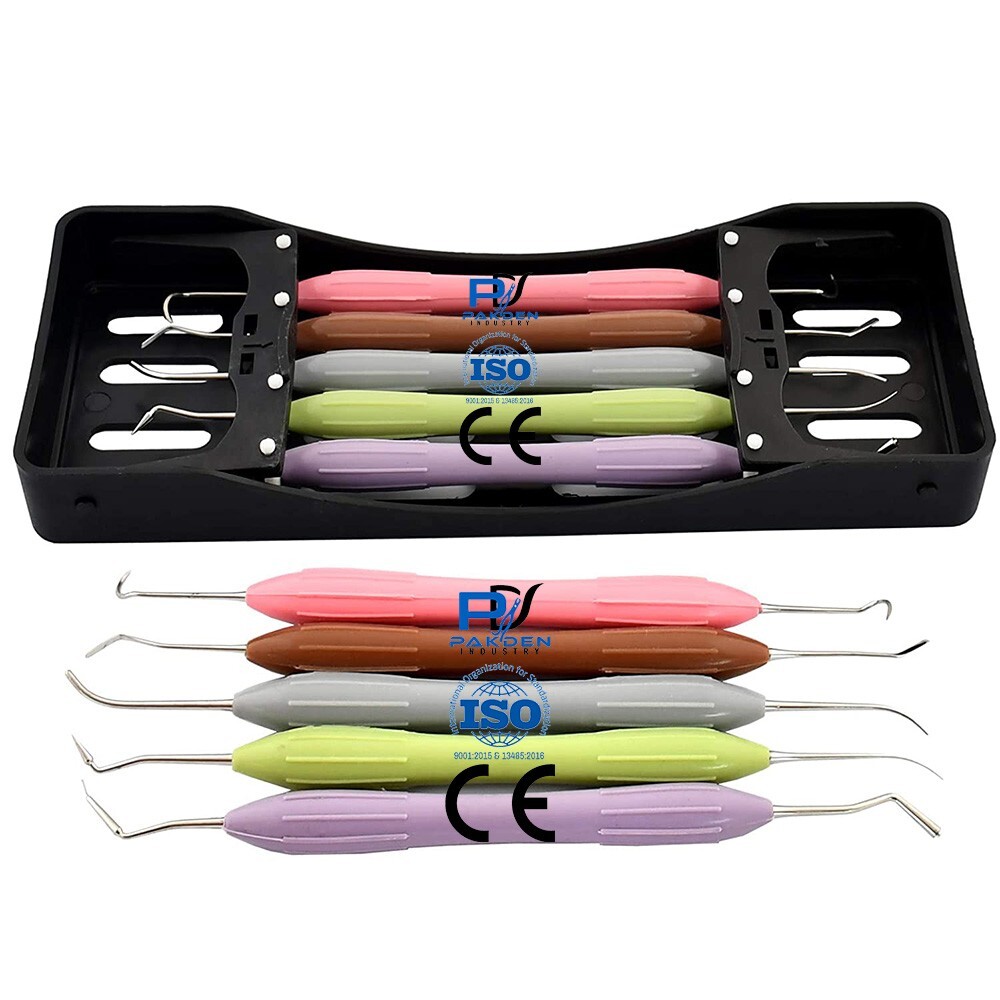 5pcs Silicone Dental Composite Filling Instruments Set – PAKDEN, CE Marked