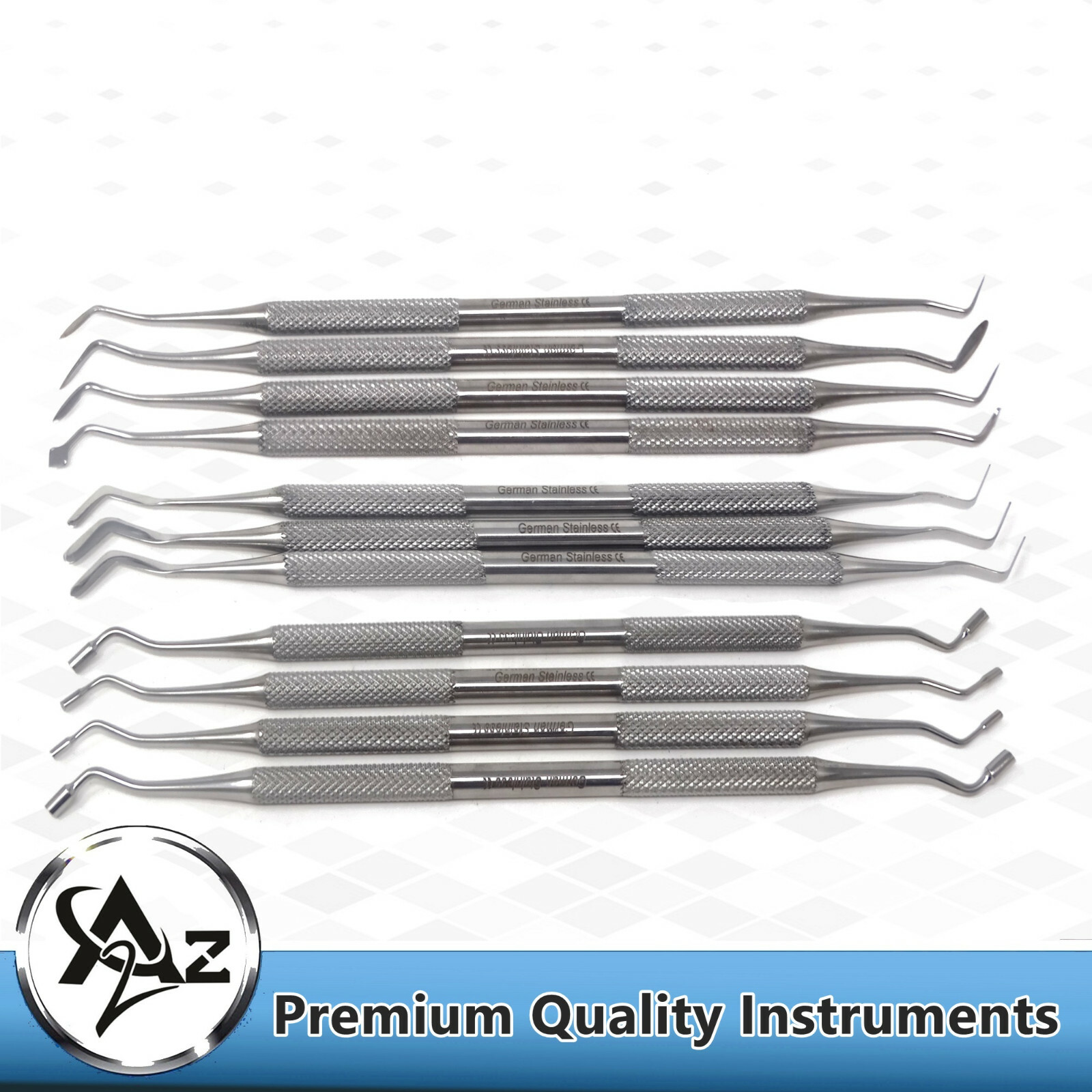 Dental Tooth Filling Composite Instruments Excavator Pluggers Heidemann Spatula