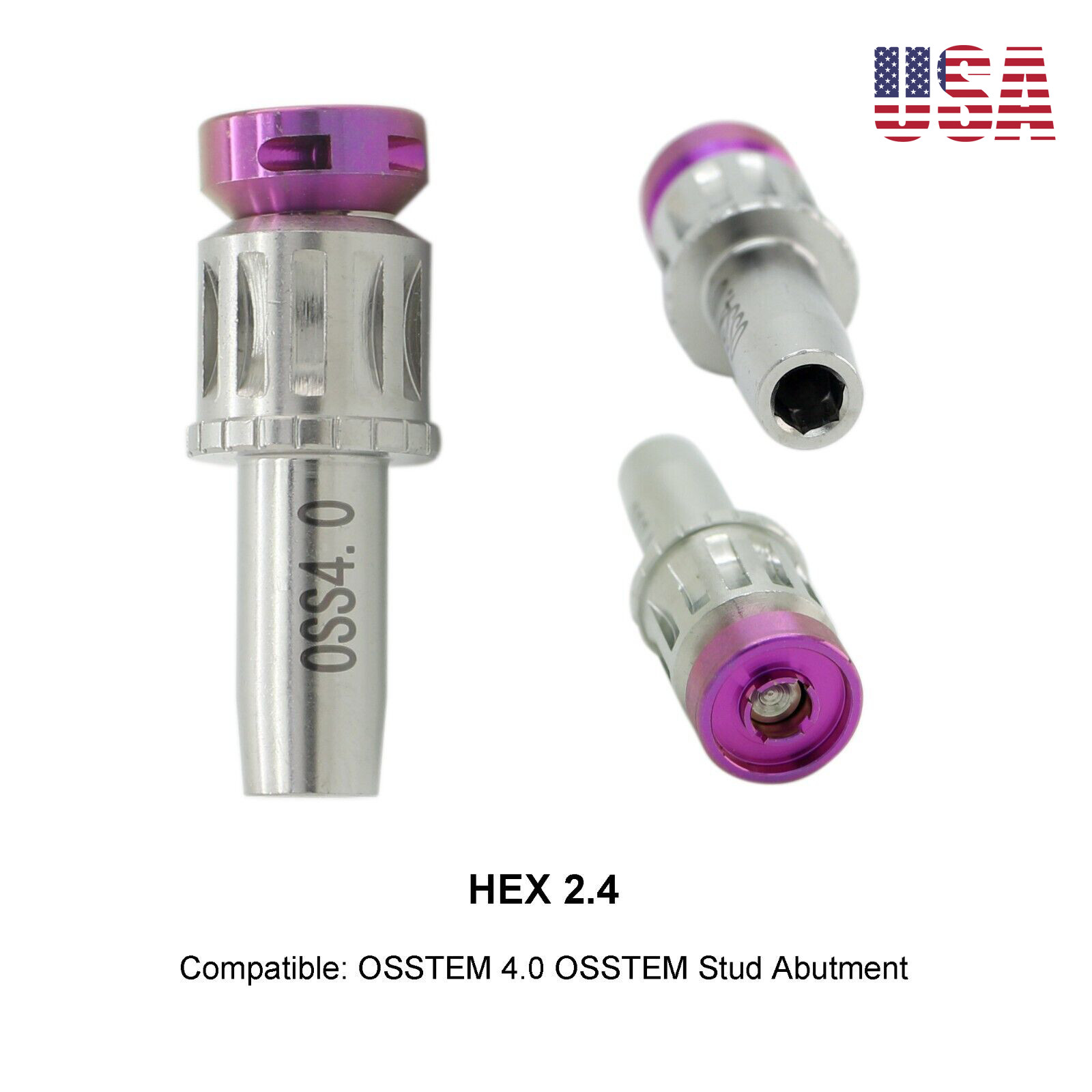 Implant Locator Abutment Straight Multi-Unit Torque Wrench Ratchet Driver OSS