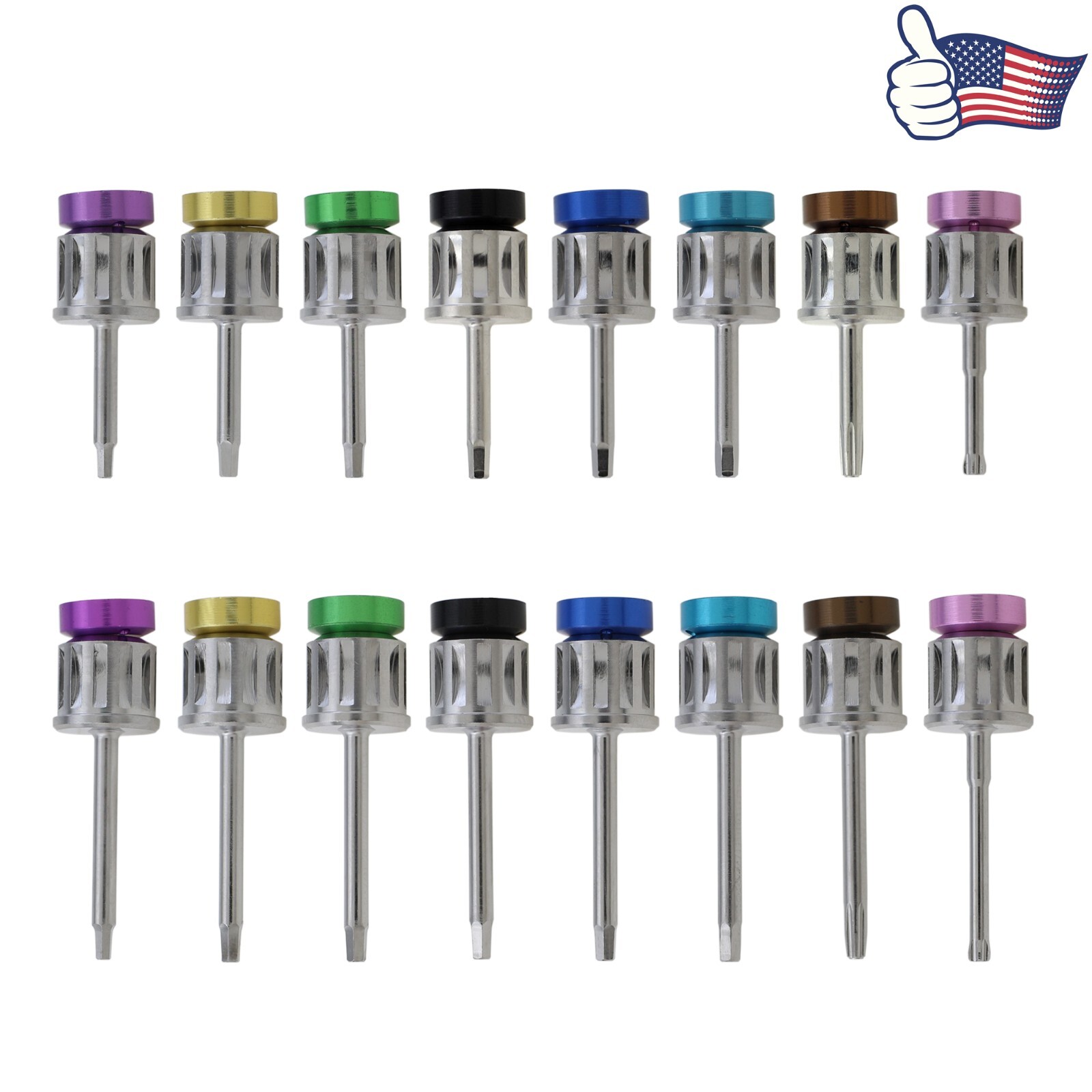 Dental Implant Abutment Ratchet Hand Driver Hex Screwdriver Stainless Long Short
