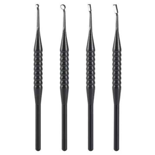 1 kit Dental Oral Micro Mouth Mirror Sterilizable Reflector Odontoscope 4 Tips