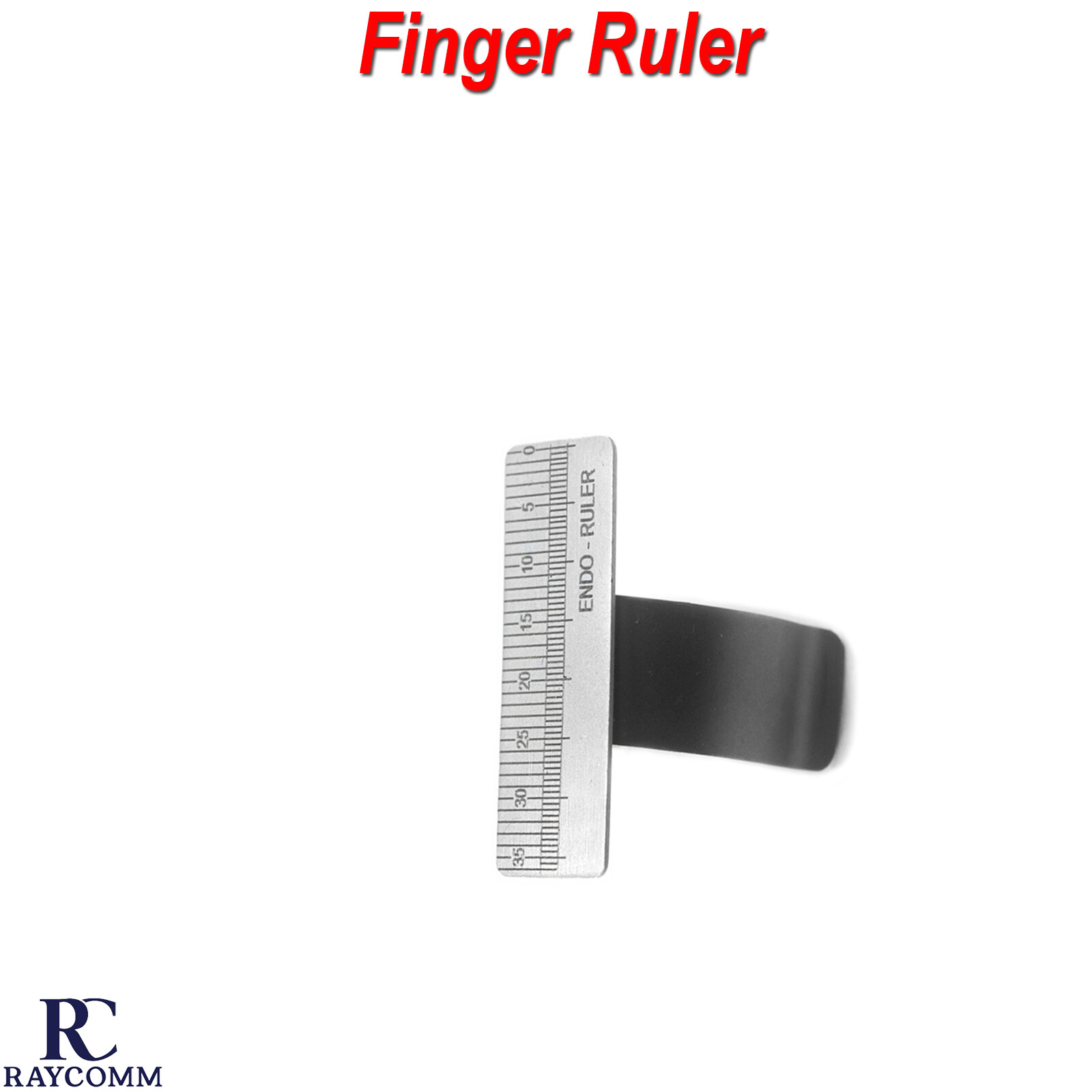 Finger Ruler Endo Gauge Span Measure Scale Ring Endodontic Instrument
