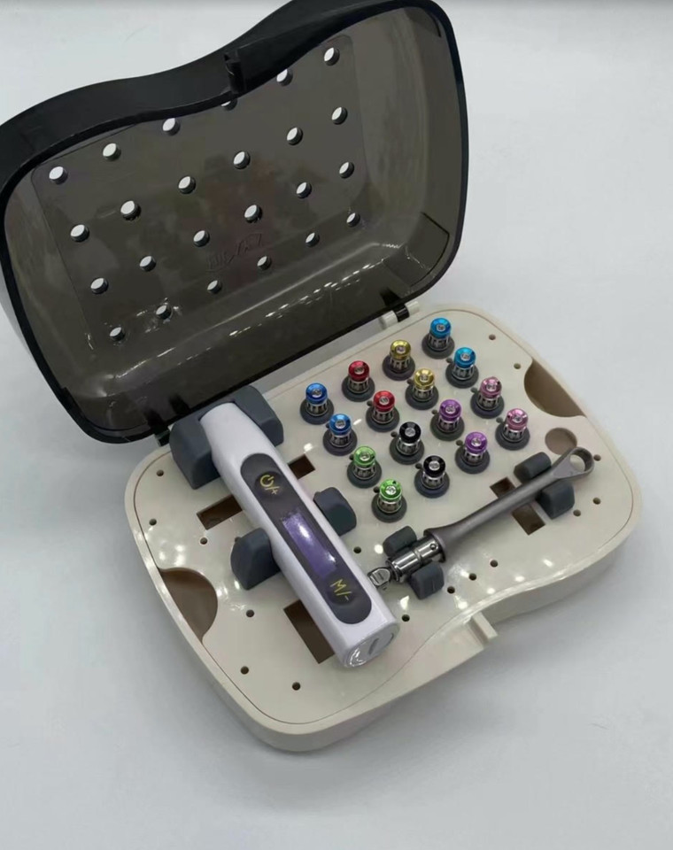 Electric Universal Implant Kit Abutment Torque Wrench 10-40Ncm Tool Driver USA
