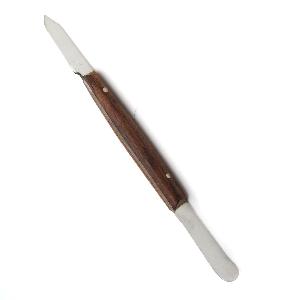 Dental Fahen Knife Small Spatula Wax Modeling Mixing Wooden Handle Lab Tools