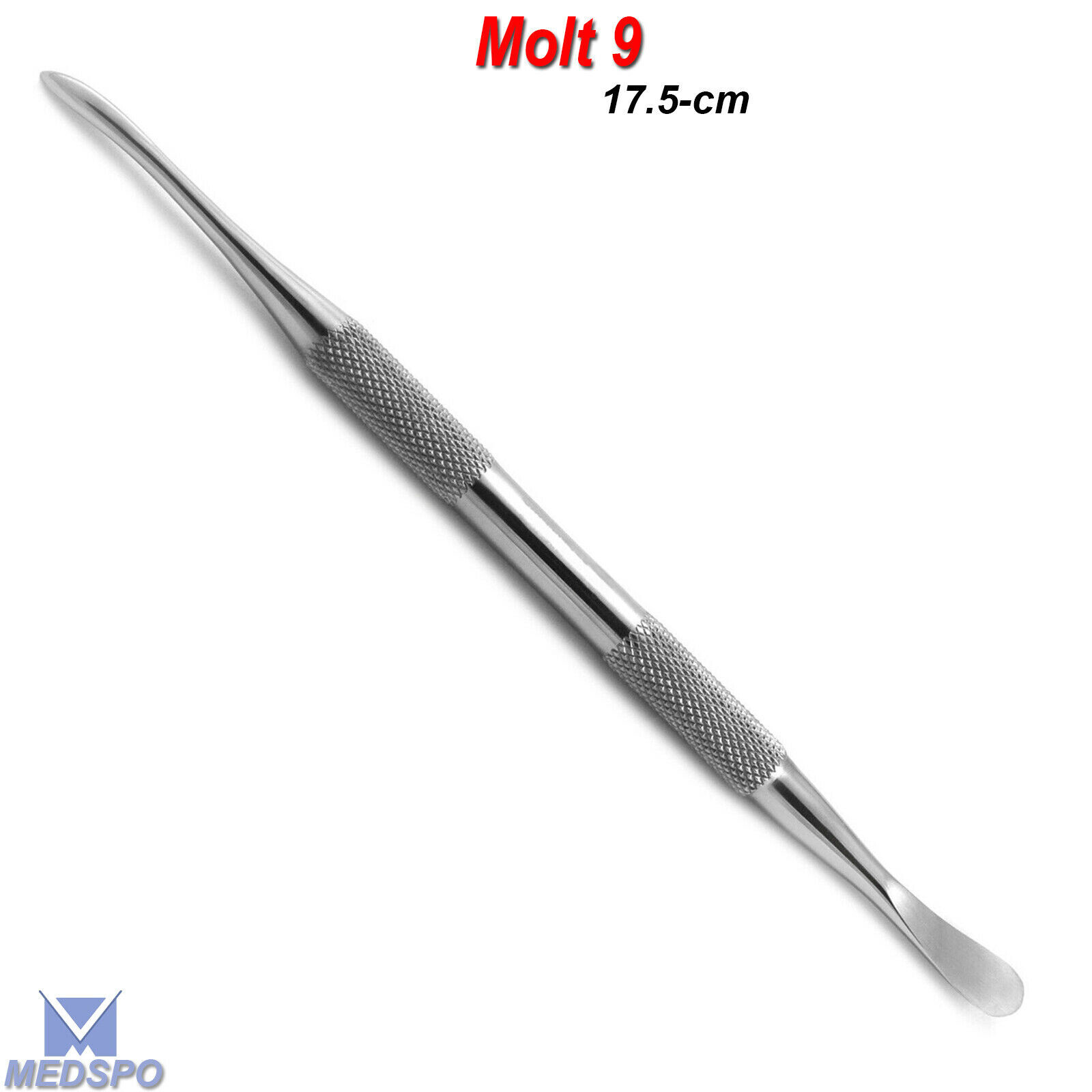 Dental Periosteal Elevator Molt # 9 Double Ended Surgical Implant Instruments CE