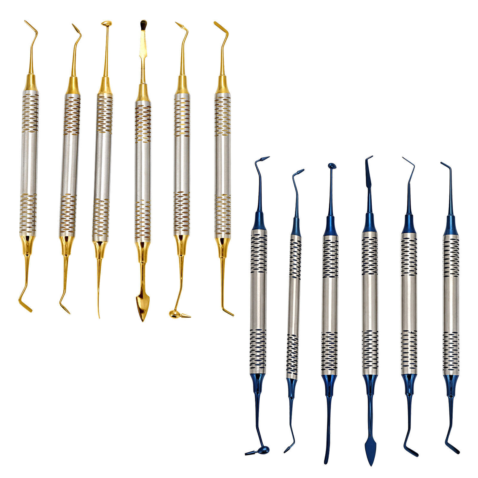 6pcs/set Dental Composite Resin Filling Spatula Repair Restorative Instruments