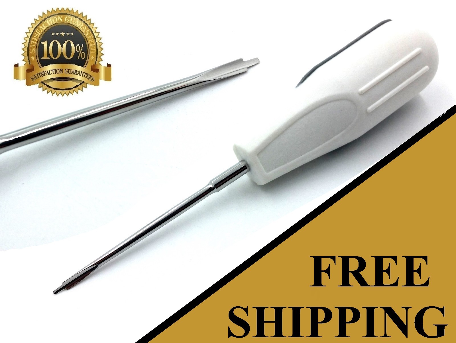Plastic Handle Dental Luxating Root Tip Extraction Elevator LUX-TOM-3MM