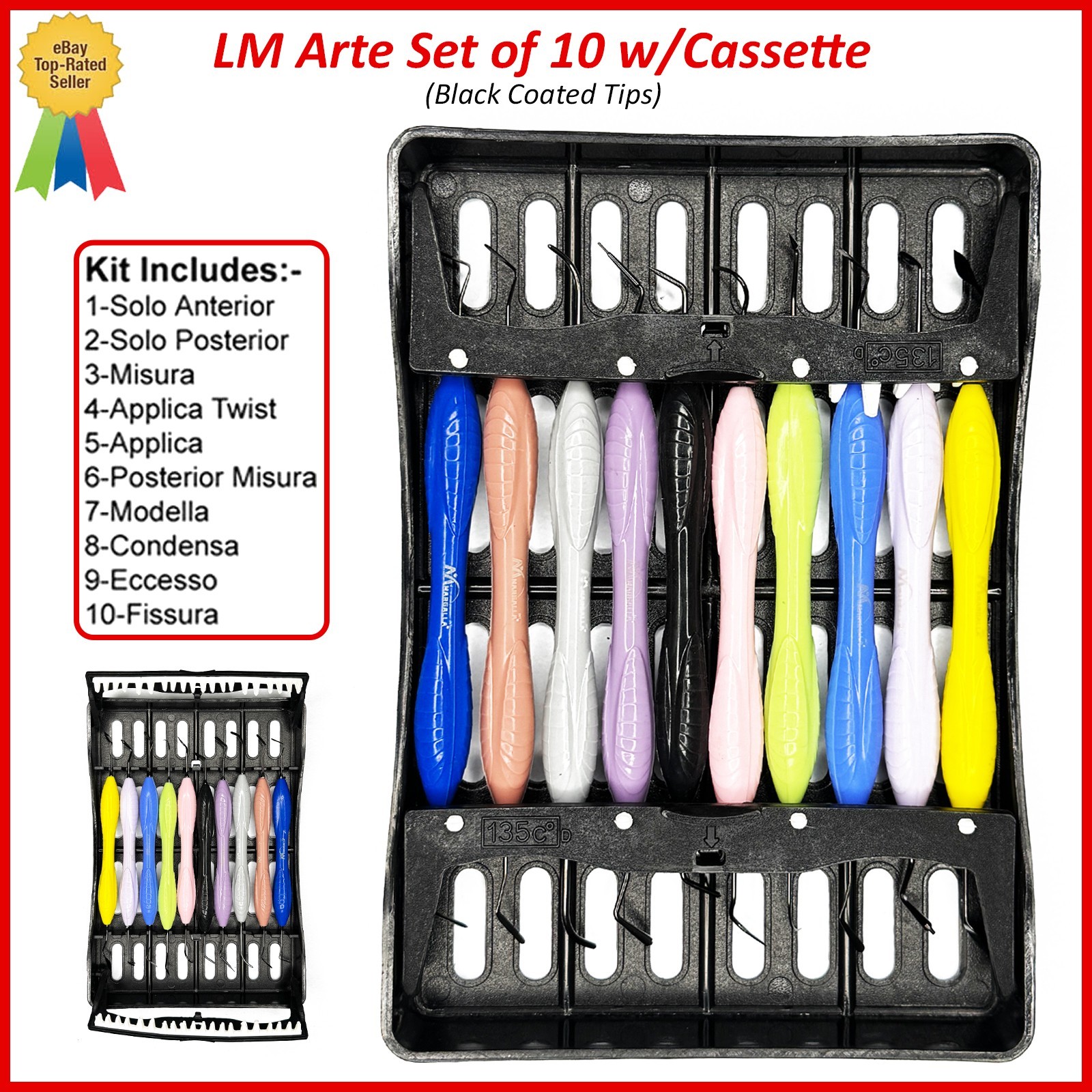 LM Arte Composite Filling & Restorative Instrument Silicone Handle with Cassette