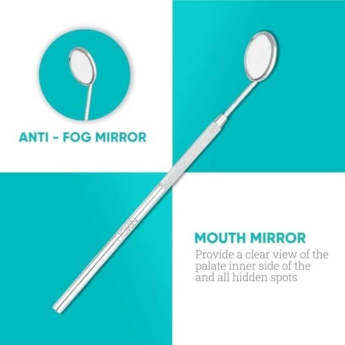 Dental Tools Kit 4 Pcs Plaque Remover Teeth Cleaning Set Stainless Steel Tartar