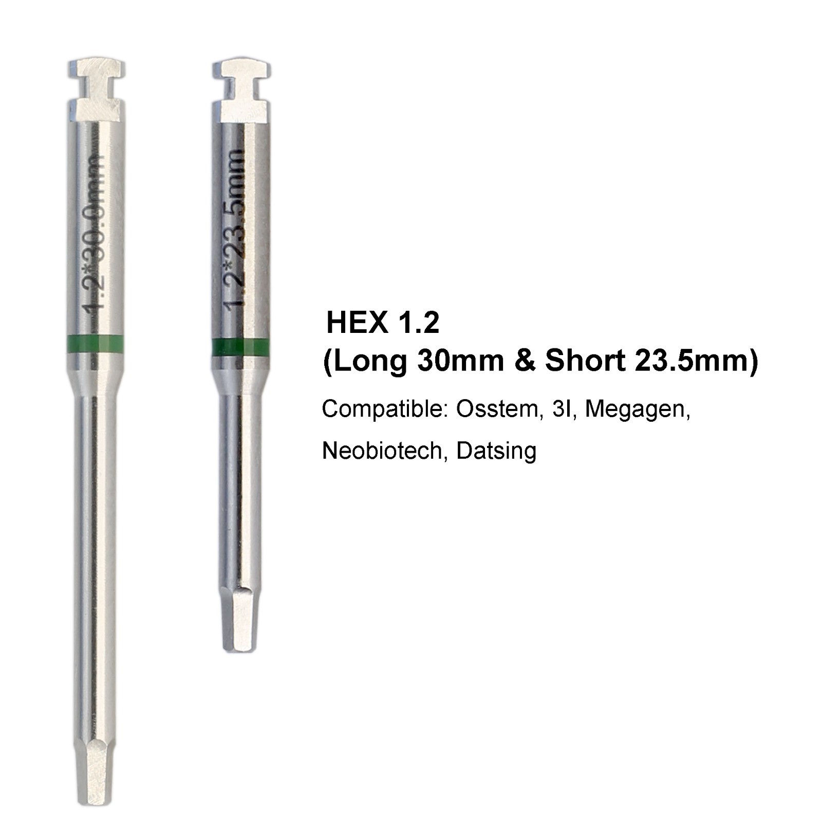 Implant Driver Hex 1.2 Screwdriver Dental Torque Wrench Adapter Megagen Osstem