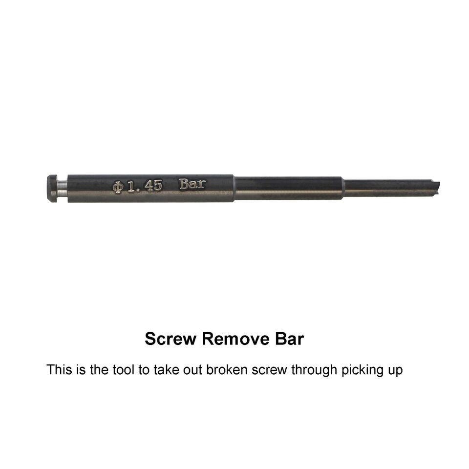 Implant Fixture & Fractured Screw Removal Kit Drill Guide Remover HeaNeam