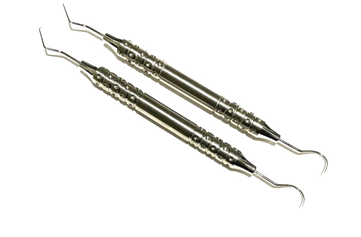 Dental Probe No 5 Explorer Set Tools Dentist Instruments 2Pcs examination Kit
