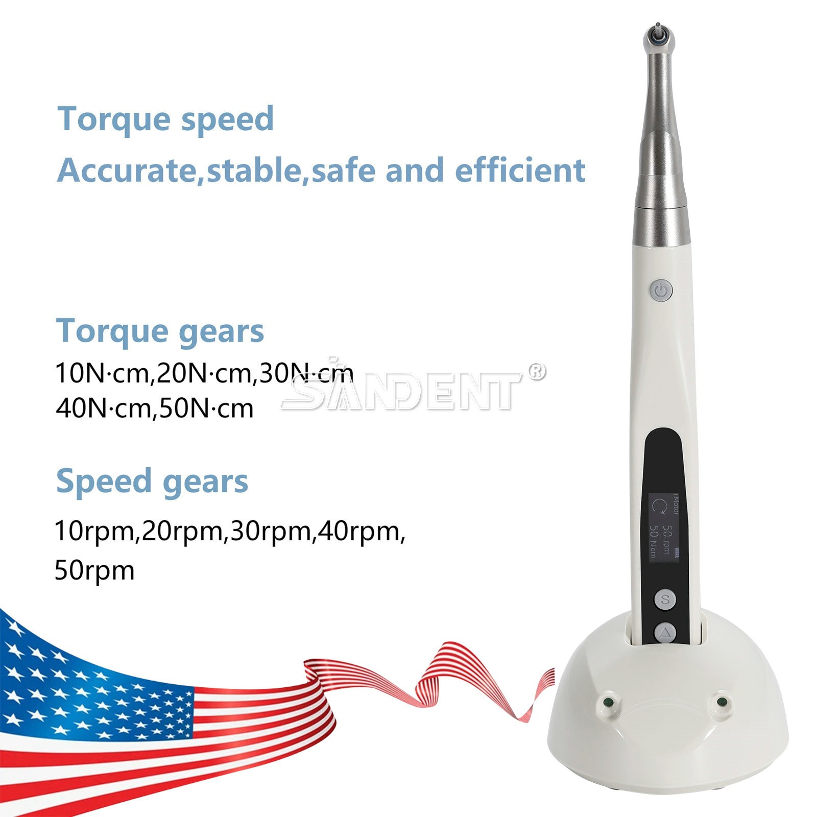 Dental Tools Wireless Universal Implant Torque Wrench Electric Driver Torque Kit