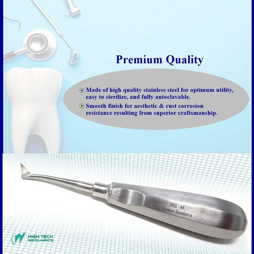 Dental Root Tip Elevator DEL 44 Oral Care Luxating Loosening Tooth Extraction