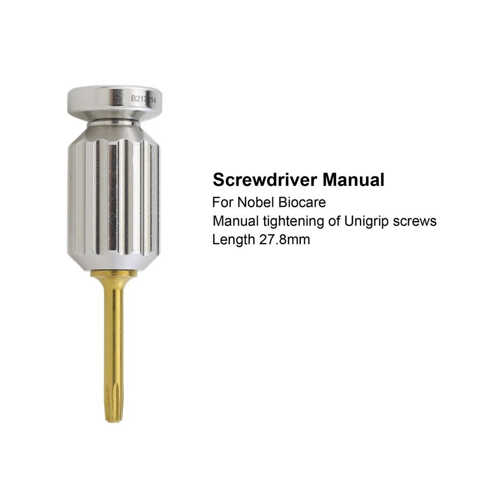 Implant Prosthetic Kit Nobel Biocare Unigrip Screwdriver Adapter Torque Wrench