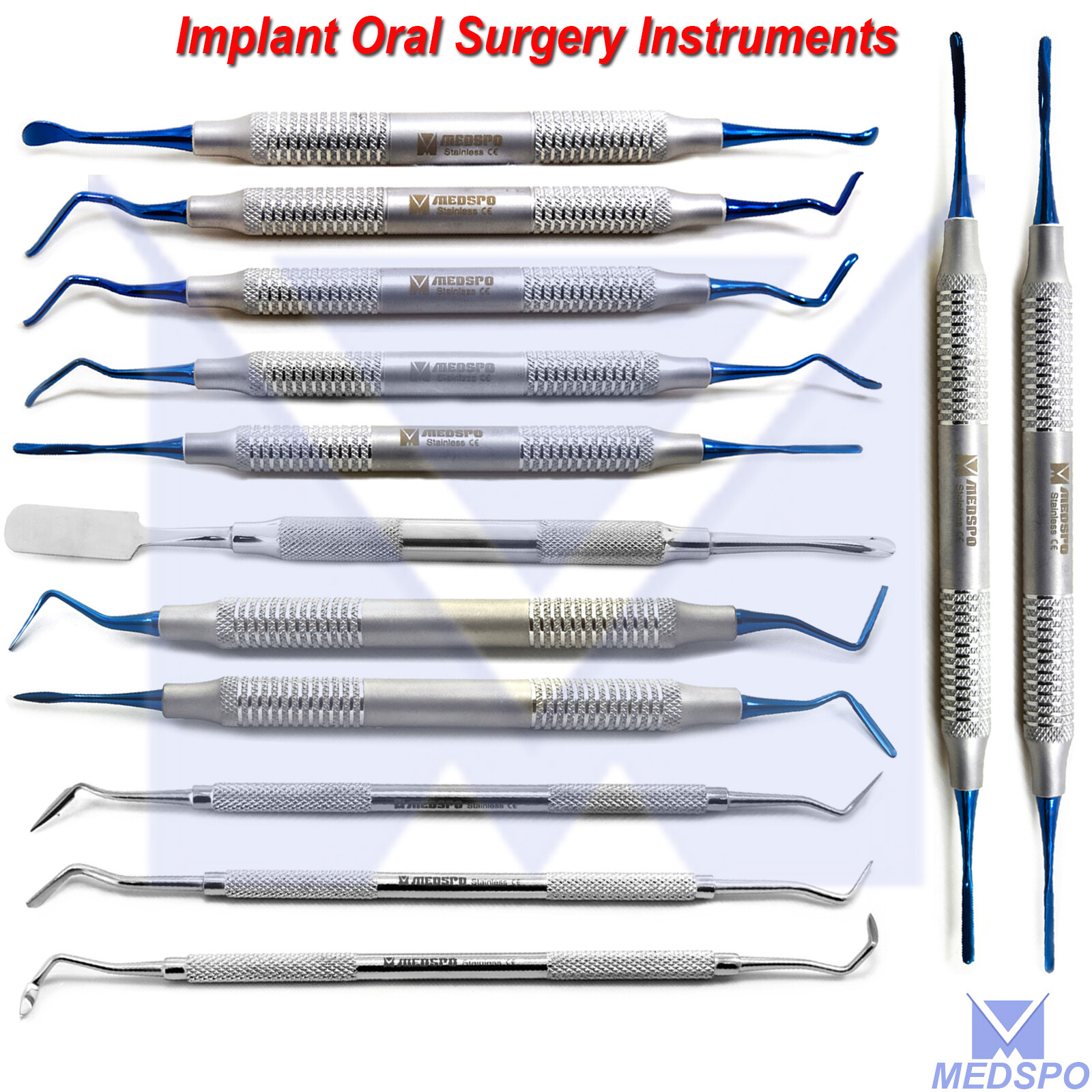 Periodontal Implant Periosteal Elevators Scalers Tunneling Tissue Gum Sinus Tool