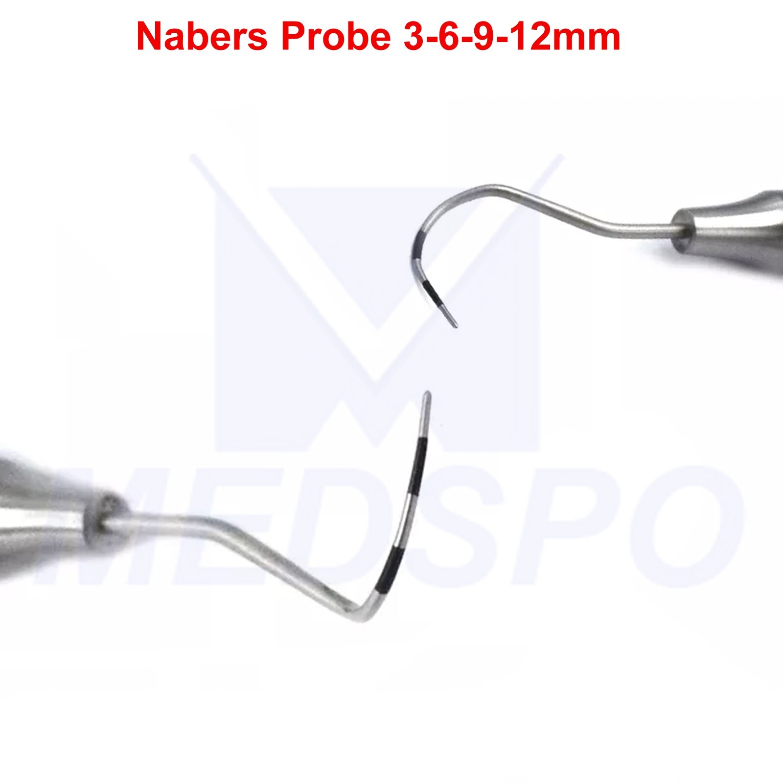 Dental Nabers Diagnostic Probe Depth Furcation Periodontal Color Coded Probes CE