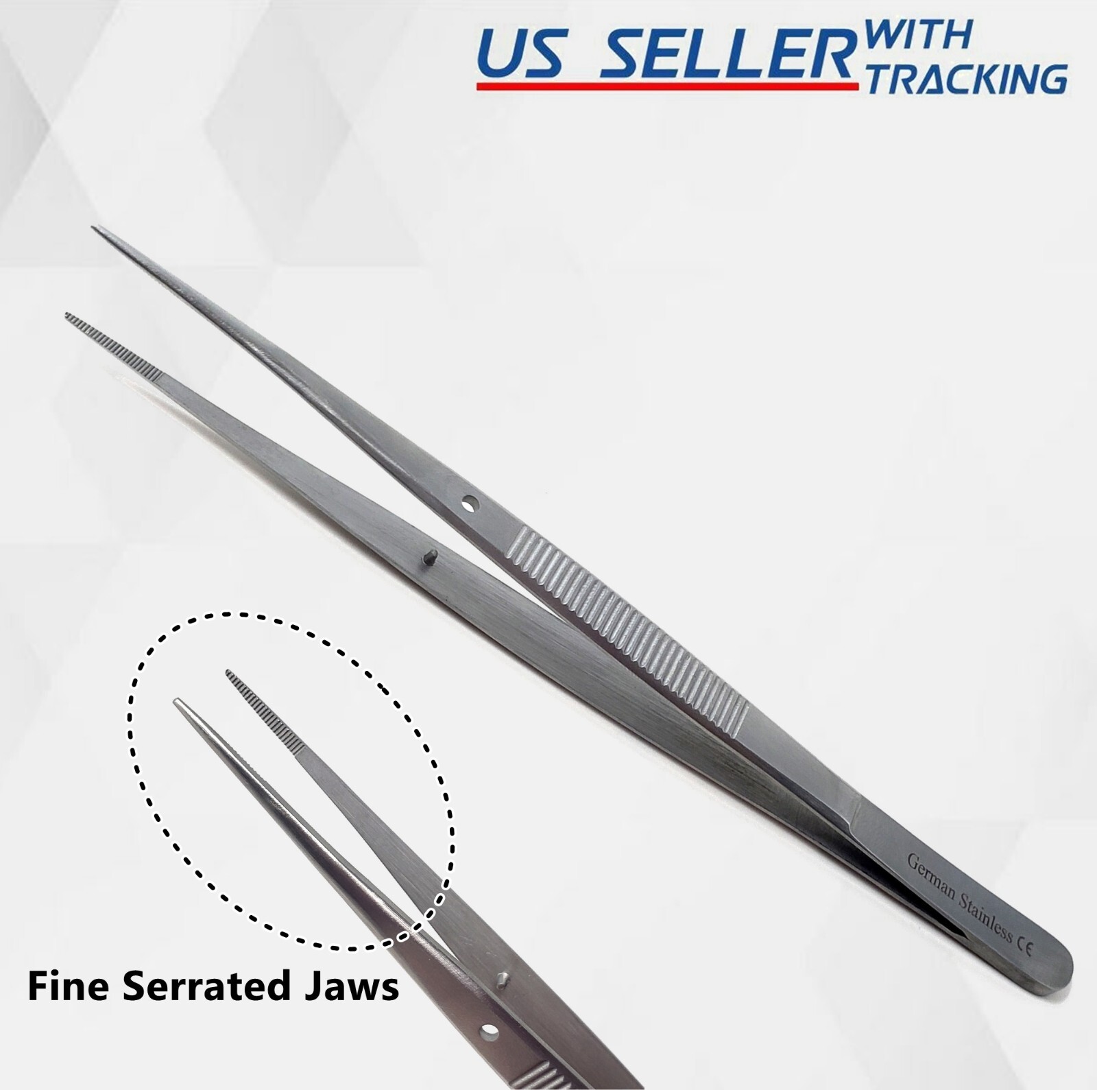 College/ Cotton Dressing Pliers 6″ (16cm) Dental Instruments German Stainless CE