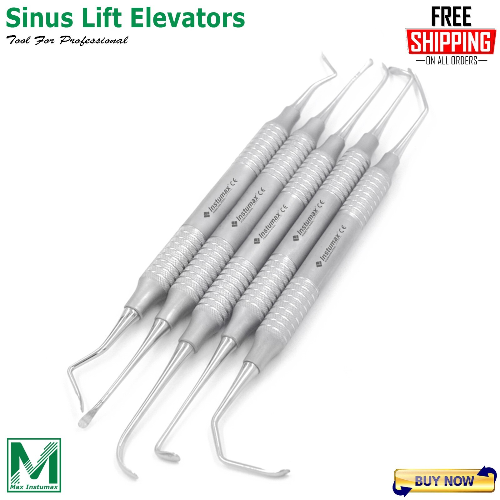 Sinus Lift Instruments Elevators Chisels Dental Implant Surgery Graft All in 1